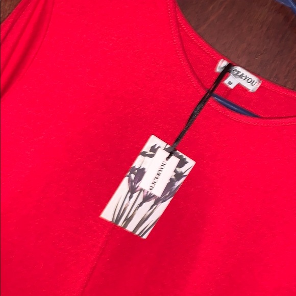 Deep Red Sweater Dress ASOS Curve - Picture 2 of 7